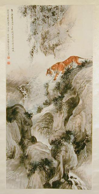 Tiger in a Landscape