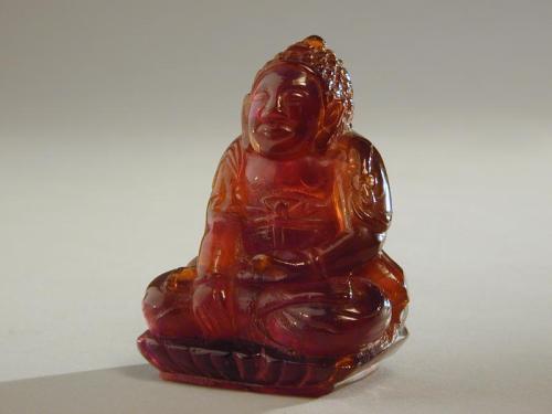 Amber Carving of a Deity