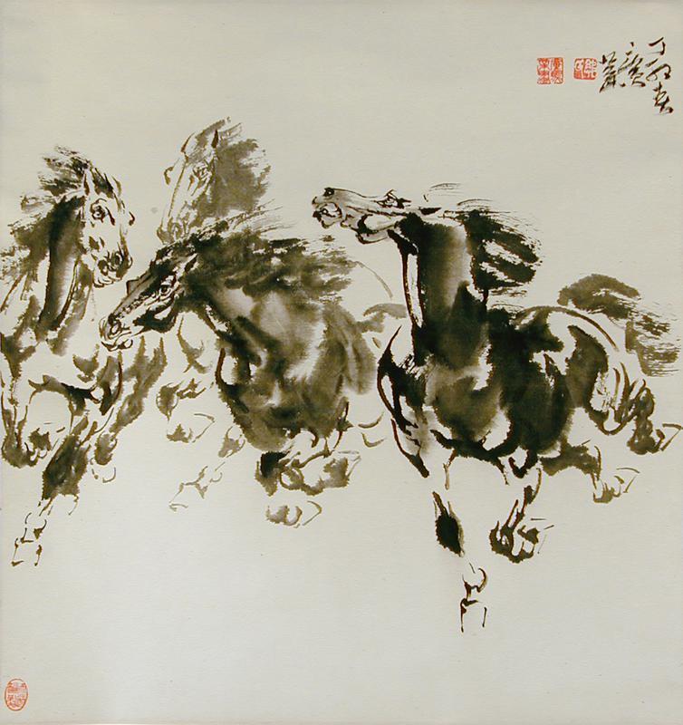 Four Galloping Horses