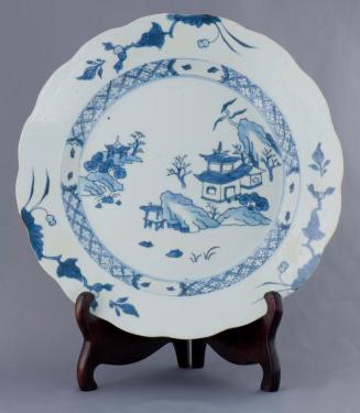 Nanking Ware Dish  from the Shipwreck of the Geldermalsen