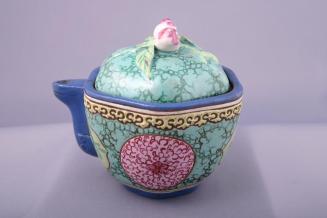 Yixing Teapot with Enamel Glaze