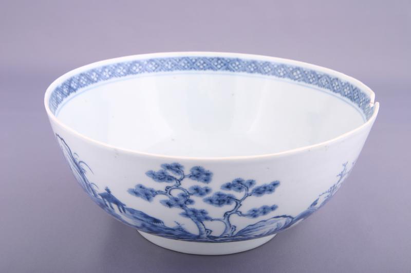 Large Nanking Ware Bowl  from the Shipwreck of the Geldermalsen
