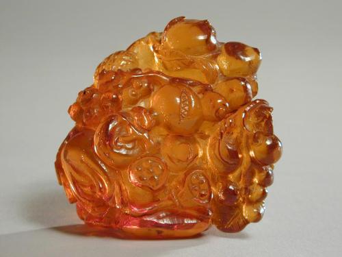 Amber Carving of Fruit and Pods