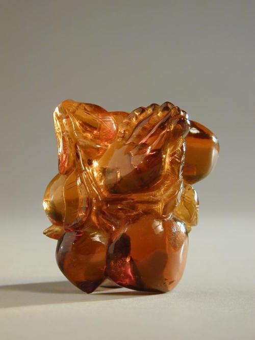 Amber Carving of Fruit