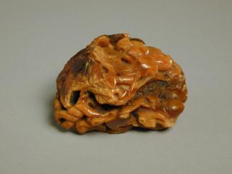 Amber Carving of Fruit and Foliage