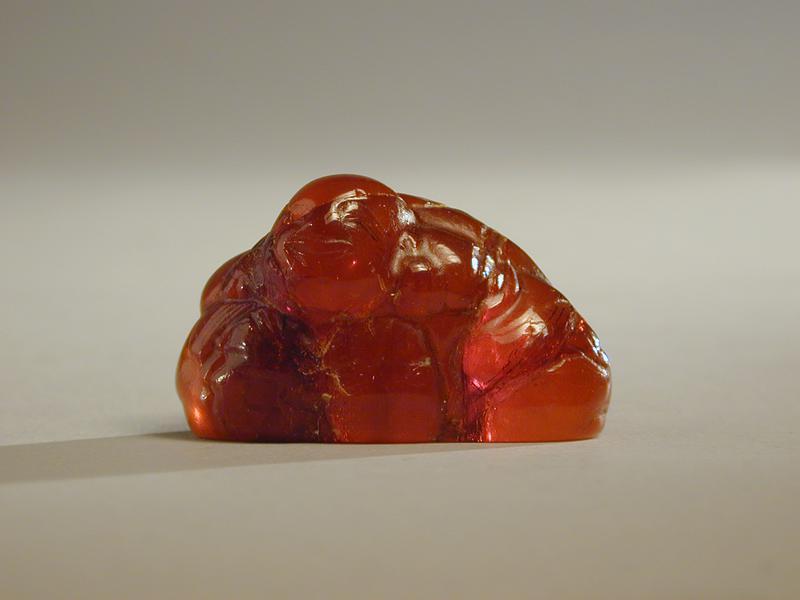 Small Amber Figure of Budai