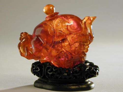 Amber Wine Pot and Cover