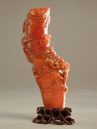 Amber Bamboo-form Vase