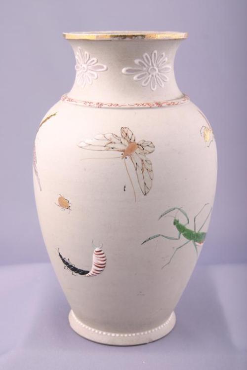 Vase with Insect Motif Decoration