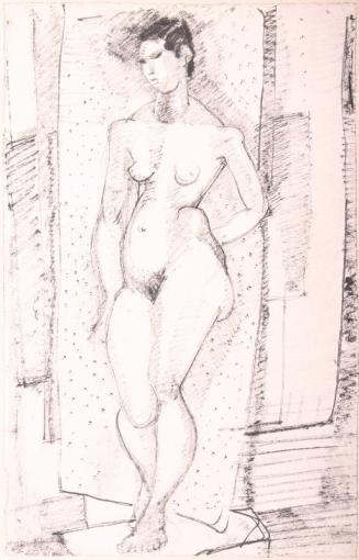 Untitled (Figure of a Standing Nude Female)