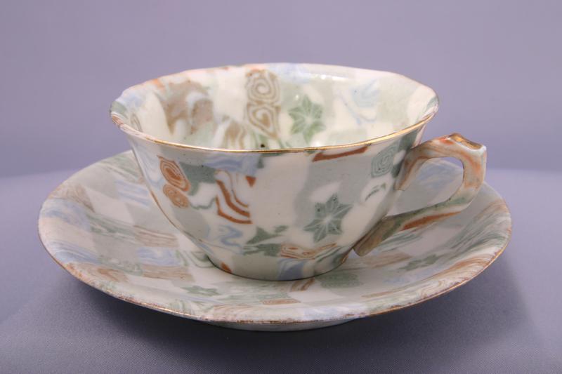 Cup & Saucer in Tapestry Pattern