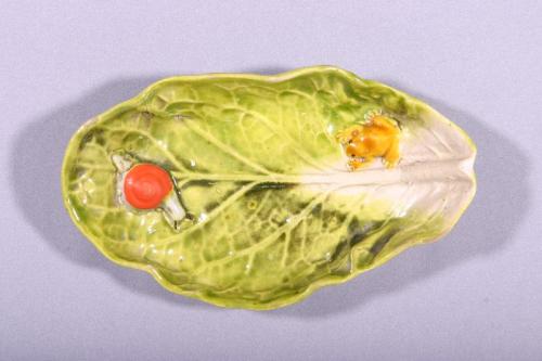 Dish in Shape of a Lettuce Leaf