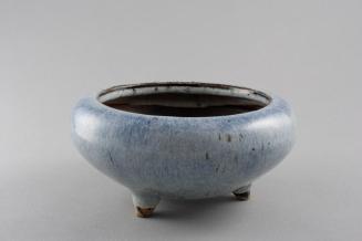 Shiwan Ware Footed Bulb Bowl