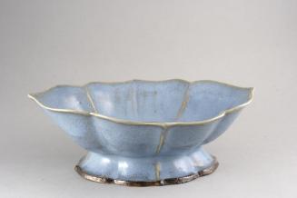 Shiwan Pedestal Bowl