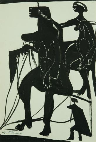 Untitled (Two Seated Figures)