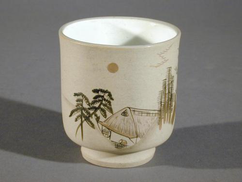 Cup with Figure and Scenery Motif