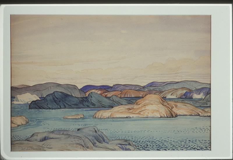 Rock Formations, Lake Harbour, Baffin Island