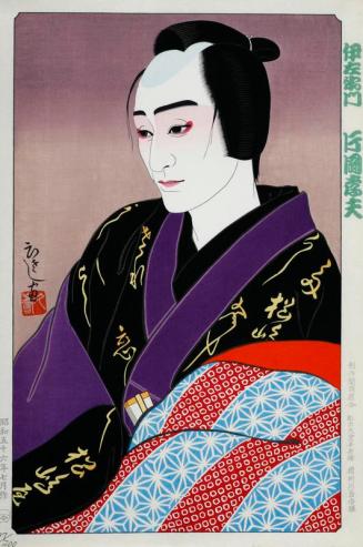 Kabuki Actor Kataoka Takao (Kataoka Nizaemon XV) in the role of Izaemon