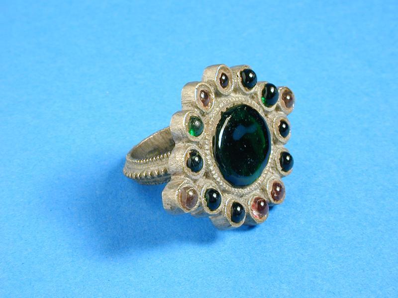 Tibetan Ring with Paste Stones