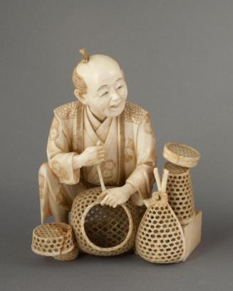 Figure of a Man and Baskets