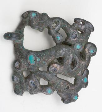 Bronze & Turquoise Belt Hook
