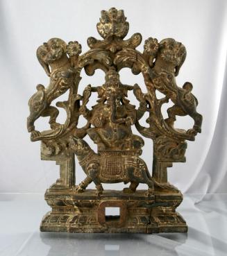 Carved Panel with Ganesha