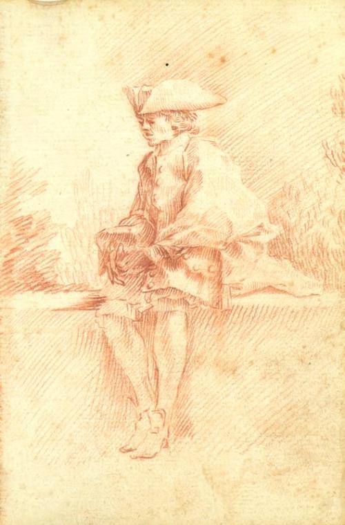 Untitled: (seated male figure)