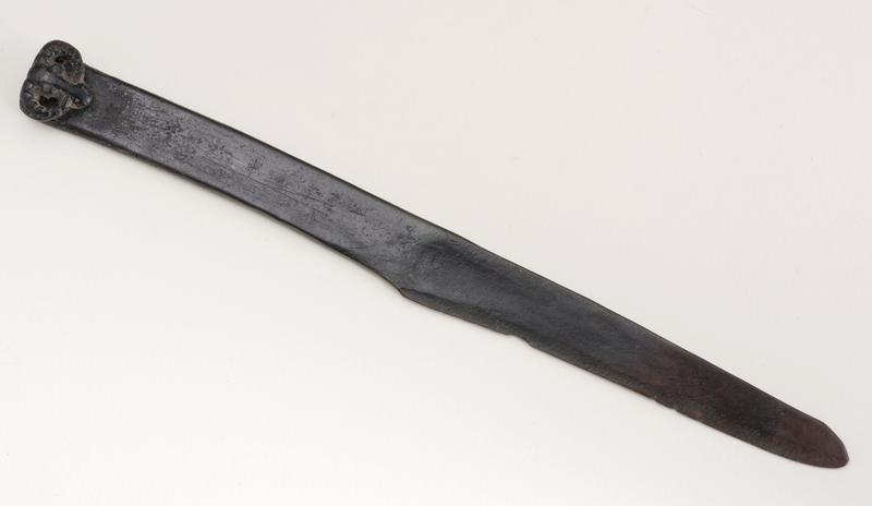 Bronze Dagger with Ram-Head Pommel