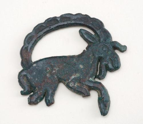 Bronze Ibex Plaque