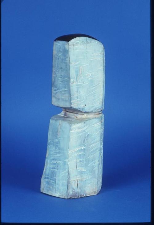 Untitled (Tall Wood Piece with Girdled Centre)