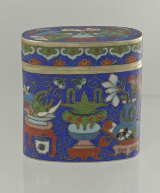 Cloisonné Opium Box