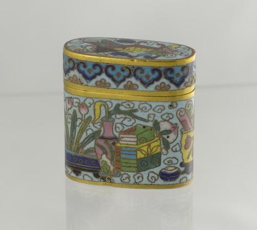 Cloisonné Opium Box