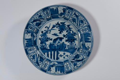 Blue and White Arita Ware Charger