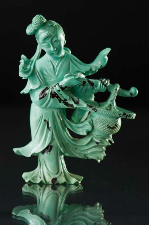 Turquoise Figure of an Immortal Lady