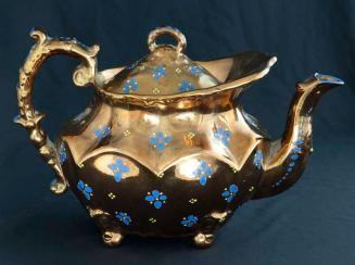 Teapot with Copper Lustre Glaze