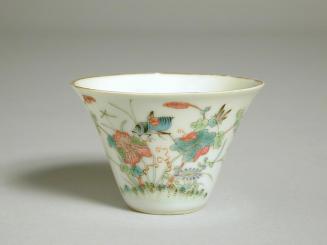 Wine Cup with Decoration of a Cricket