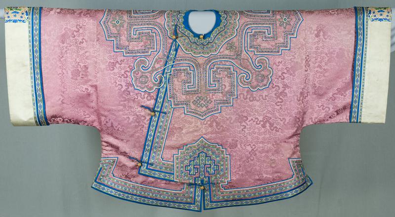 Manchu Woman's Short Jacket with Daoist Symbols and Flowers