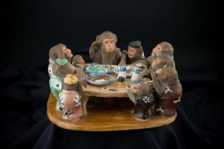 Monkeys at a Table