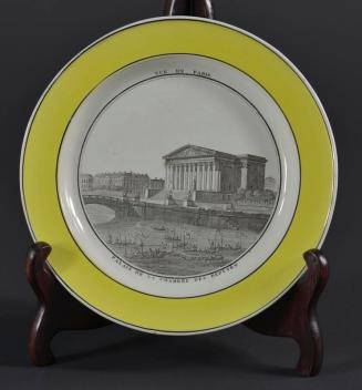 Creil Creamware Plate