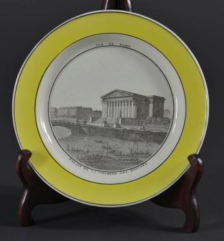 Creil Creamware Plate