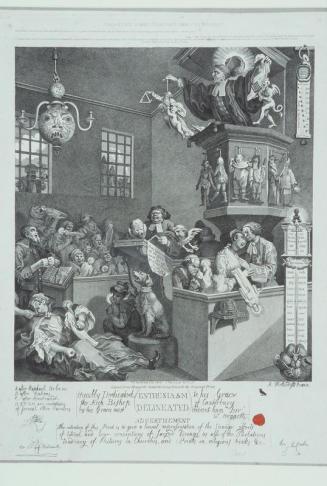 Enthusiasm Delineated (after William Hogarth)