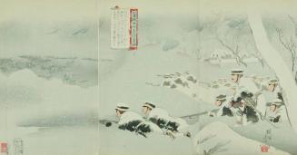 Lieutenant Morinaga Fights Bravely near Weihaiwei