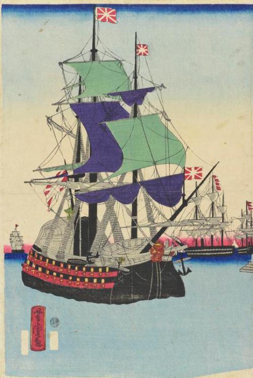British Ship at Yokohama