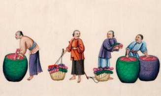 The Process of Silk Manufacture - dyeing the thread