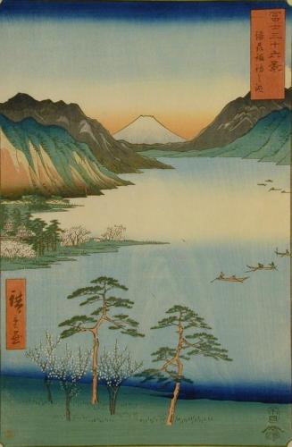 Lake Suwa in Shinano Province (Shinshû Suwa no mizuumi)