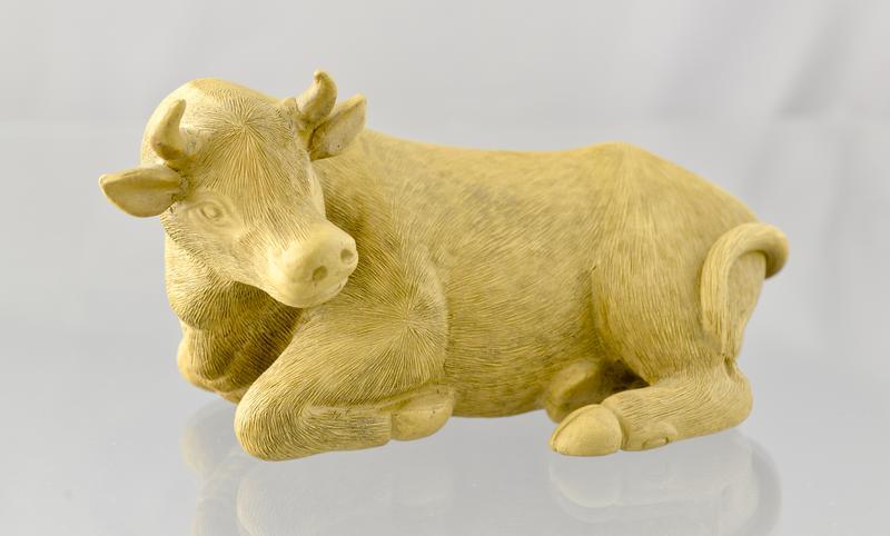 Yixing Ware Figurine of a Bull