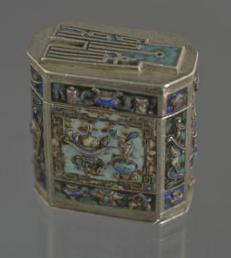 Opium Box with Two Compartments