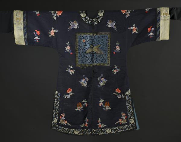 Chinese Woman's Informal Coat with Mandarin Squares