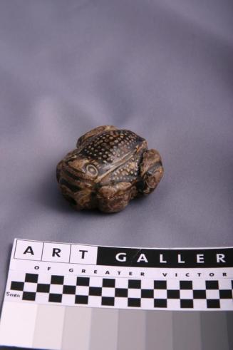 Ceramic Toy Whistle in the Shape of a Toad