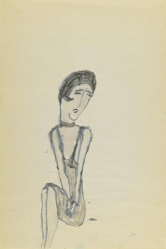 Untitled (woman with clasped hands)